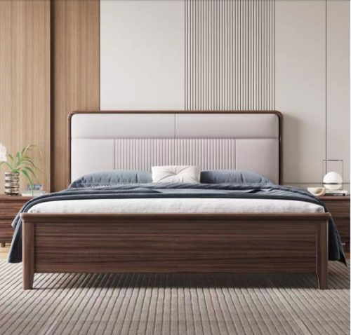 Modern Bedside Table with Storage Drawer for Bedroom