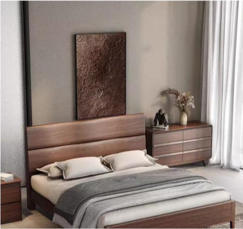 Modern Wooden Bed Frame for Bedroom Furniture