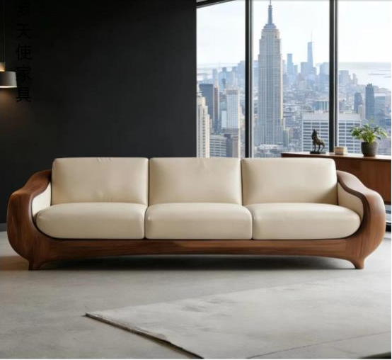 Luxury Genuine Leather Sofa Set for Living Room Furniture