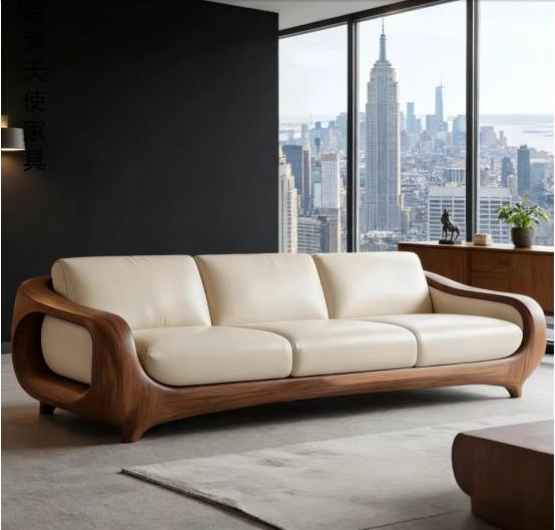 Luxury Genuine Leather Sofa Set for Living Room Furniture