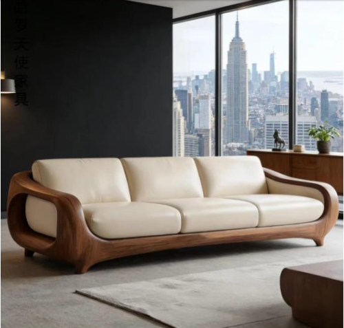 Luxury Genuine Leather Sofa Set for Living Room Furniture